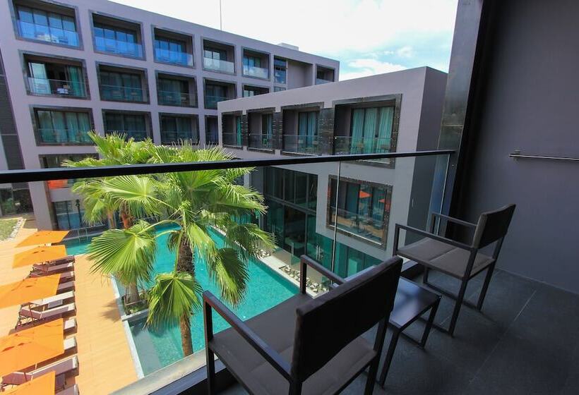带泳池观景的豪华房, Sugar Marina Hotel Surf Kata Beach   Sha Plus