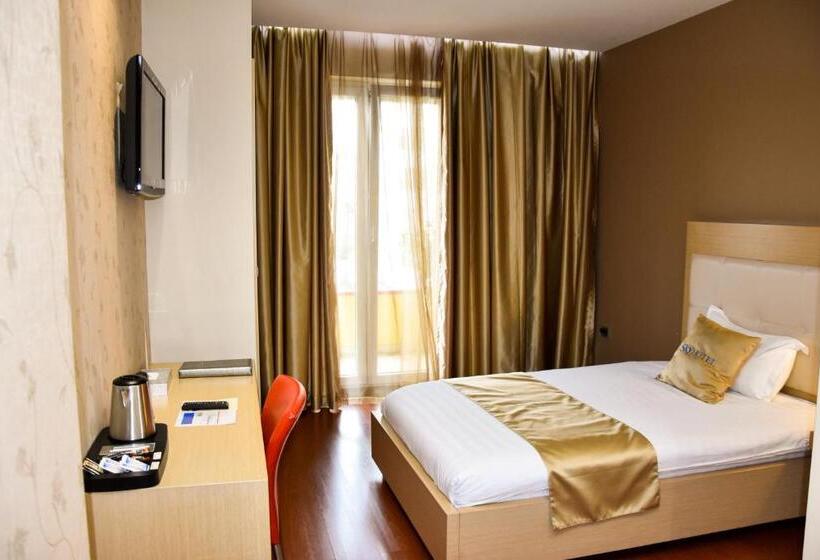 חדר סטנדרט יחיד, Sky 2 Hotel Tirana
