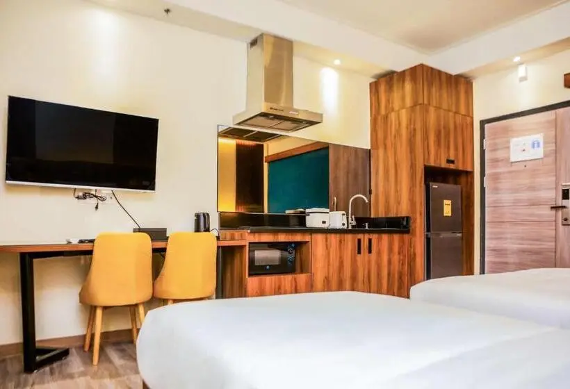 シングルデラックスルーム, Surestay Studio By Best Western Clarkview, Angeles City