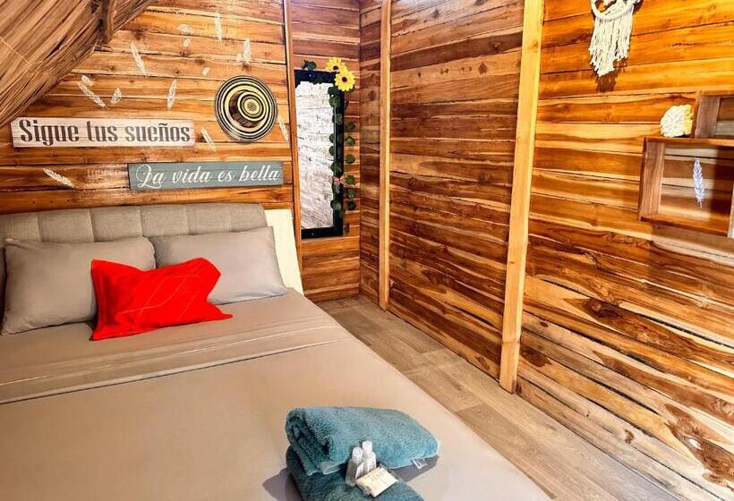 חדר דלוקס צדדי נוף לים, Baru Hostel Club