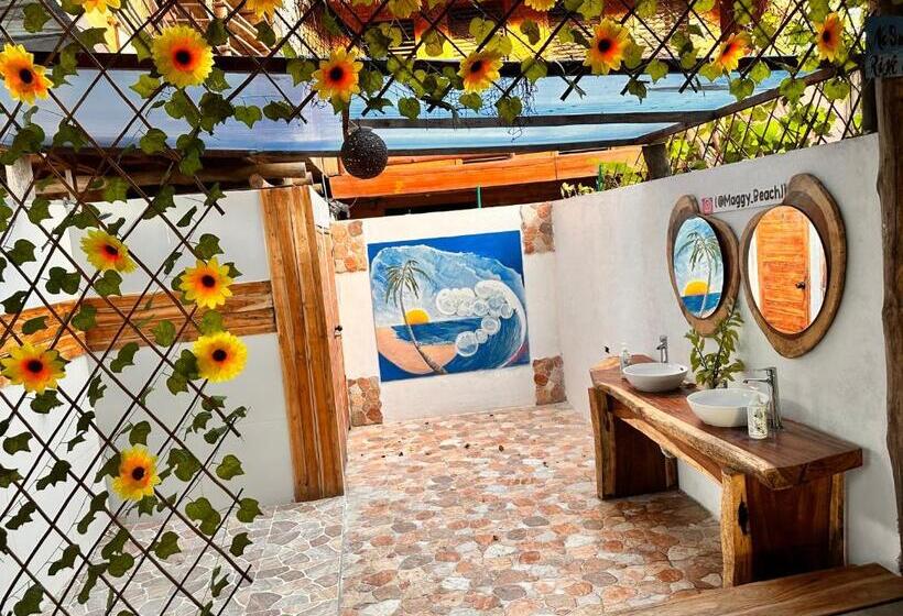 חדר דלוקס צדדי נוף לים, Baru Hostel Club