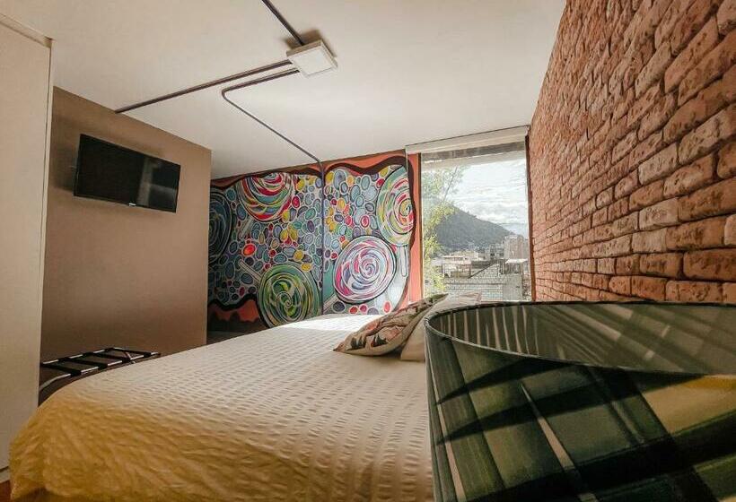 اتاق لوکس با تخت بزرگ, 593 Hotel Boutique Baños