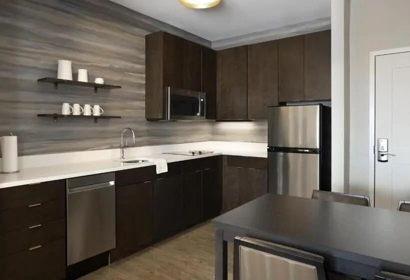 キングサイズベッドのスイートルーム, Residence Inn By Marriott Fresno Clovis