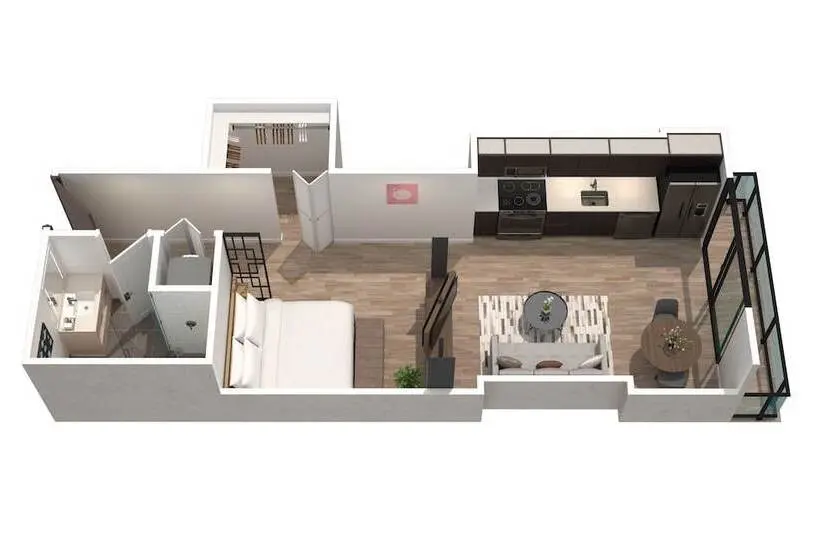 استودیو استاندارد با تخت کینگ, The Elser Hotel Miami, An All Suite
