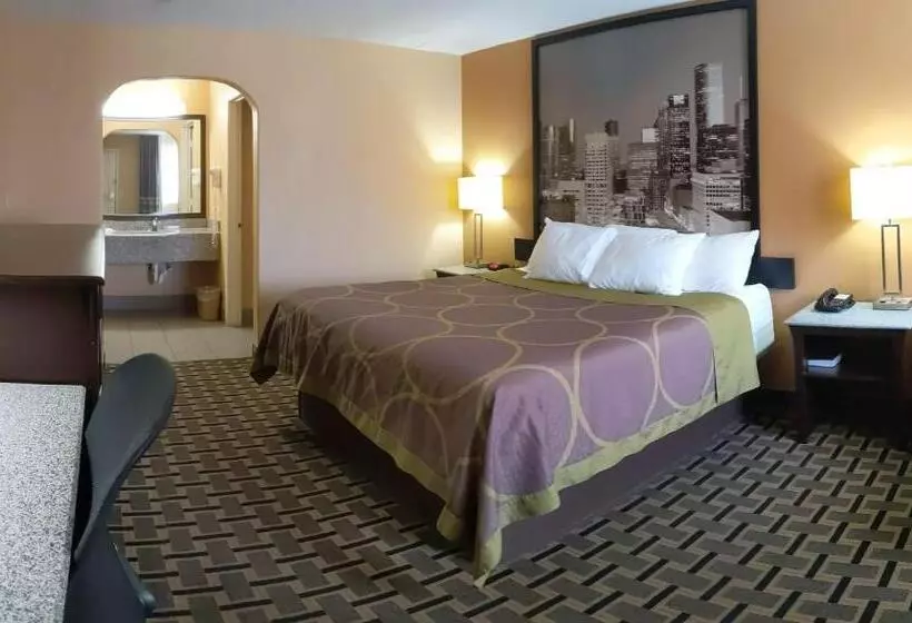 身障者適用キングサイズベッドルーム, Super 8 By Wyndham Houston/willowbrook Hwy 249