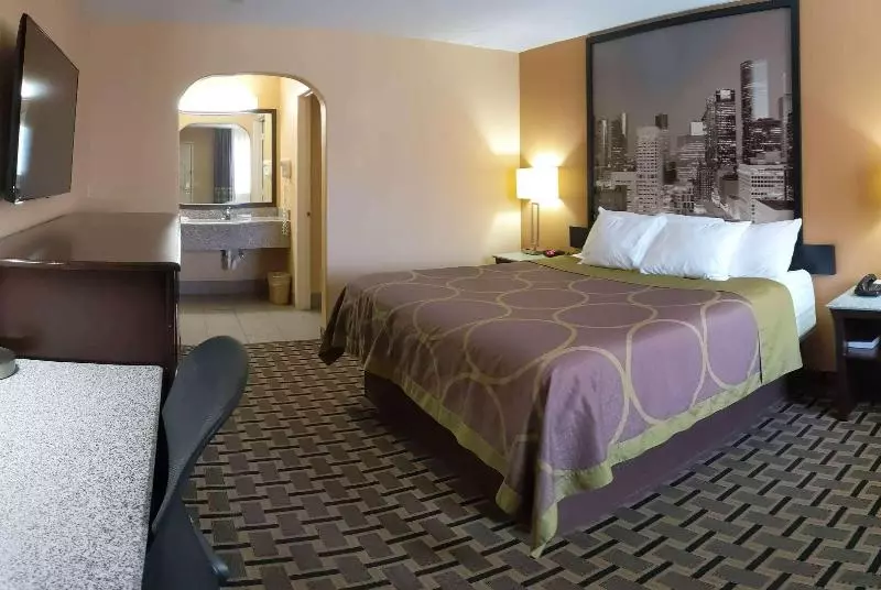 キングサイズベッドのスタンダードルーム, Super 8 By Wyndham Houston/willowbrook Hwy 249