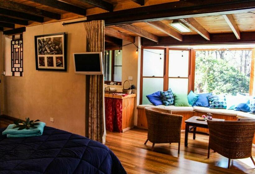 豪华工作室, Tomah Retreat Studio Breathe With Fireplace