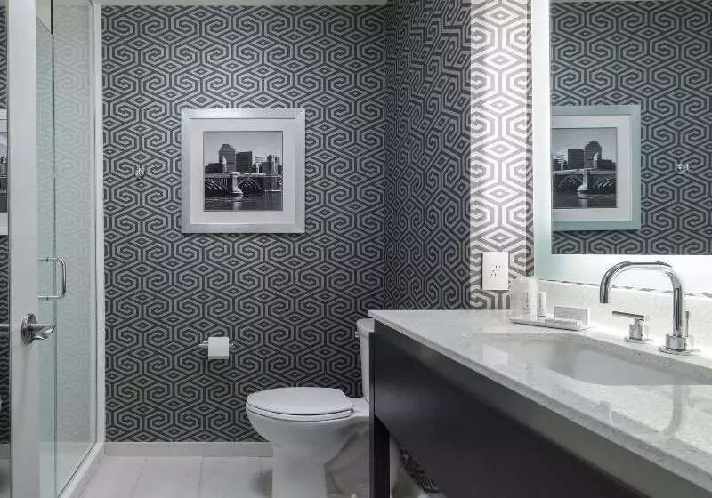 キングサイズベッドのスイートルーム, Fairfield Inn & Suites By Marriott Boston Cambridge