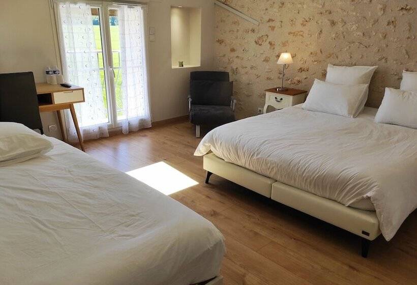 غرفة قياسية ثلاثية, Chambre D Hôtes Le Domaine Des Hirondelles