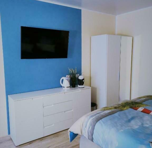 חדר סטנדרט עם מיטת קינג, Gästehaus Anglerklause