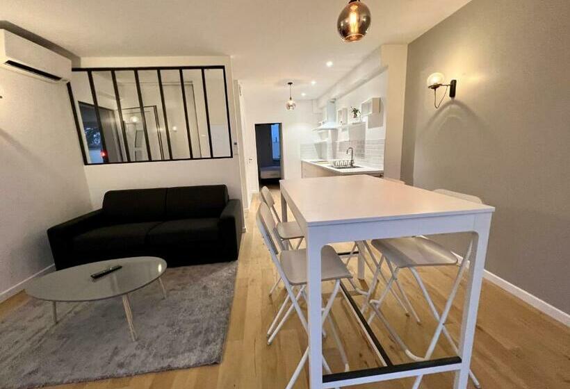 Апартаменты 1 Спальня Нижний Этаж, Résidence Belle Vue