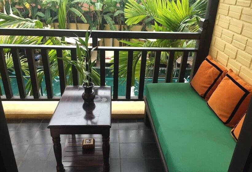 코티지 풀장 전망, Residence Indochine D'angkor
