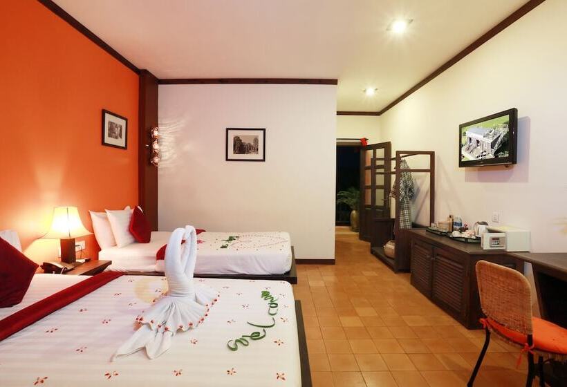코티지 풀장 전망, Residence Indochine D'angkor