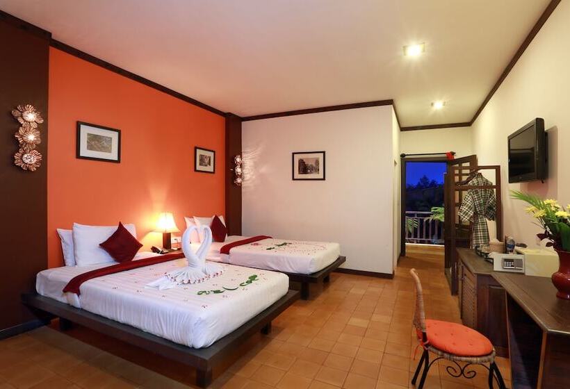 코티지 풀장 전망, Residence Indochine D'angkor
