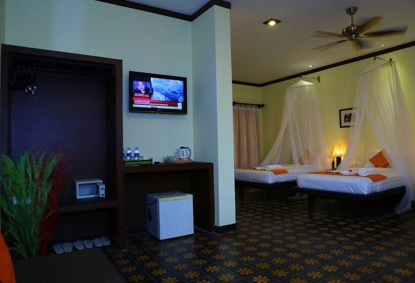 디럭스 패밀리 룸, Residence Indochine D'angkor