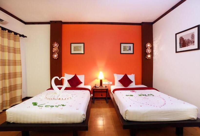 带泳池景观的小木屋, Residence Indochine D'angkor