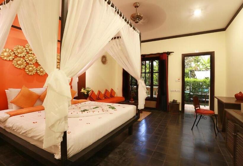 주니어 스위트 풀장 전망, Residence Indochine D'angkor