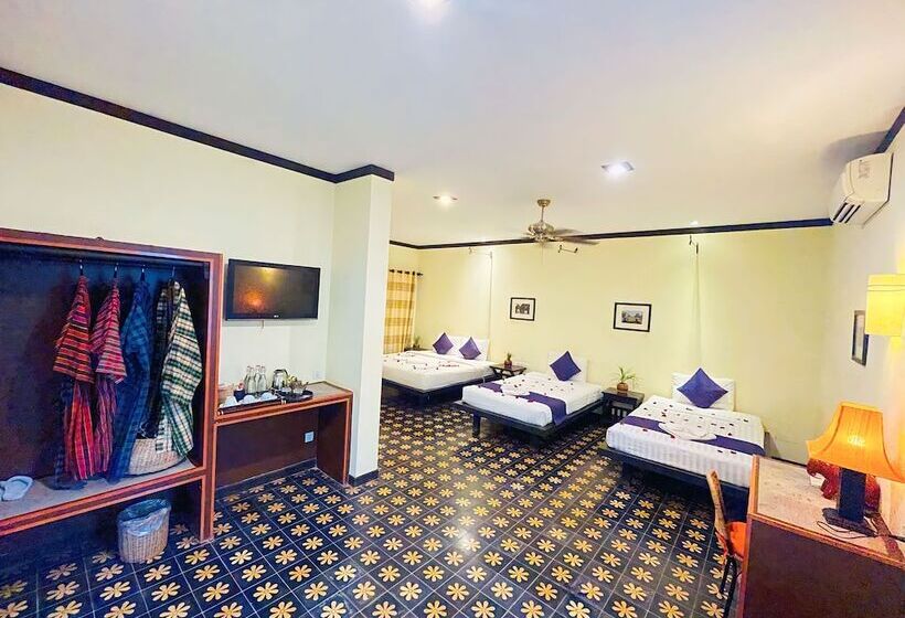 디럭스 패밀리 룸, Residence Indochine D'angkor