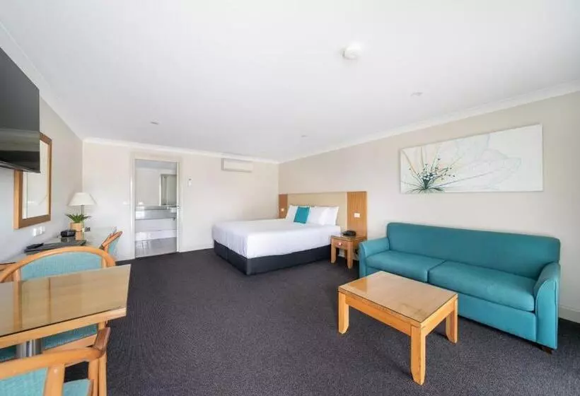 キングサイズベッドのエクゼクティブルーム, Heritage Inn Bathurst
