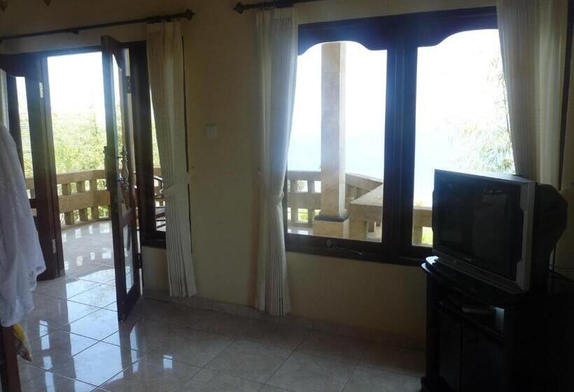 غرفة ديلوكس مطلّة علي البحر, Anugerah Villas