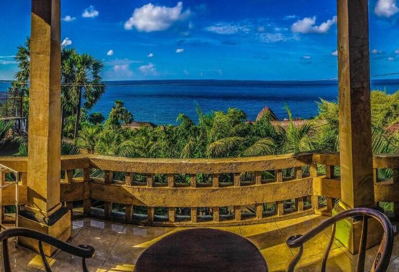 غرفة ديلوكس مطلّة علي البحر, Anugerah Villas