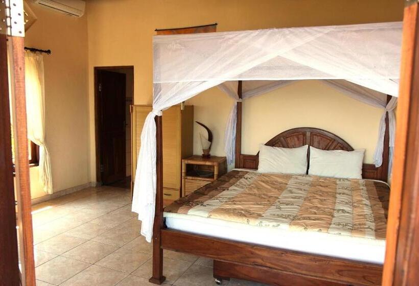 غرفة ديلوكس مطلّة علي البحر, Anugerah Villas