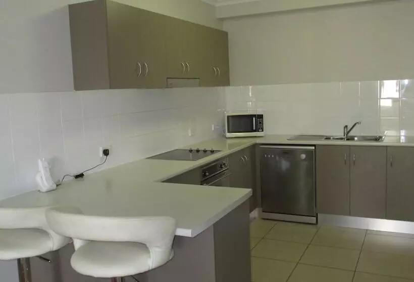 バルコニー付２ベッドルームアパートメント, Edge Apartments Cairns