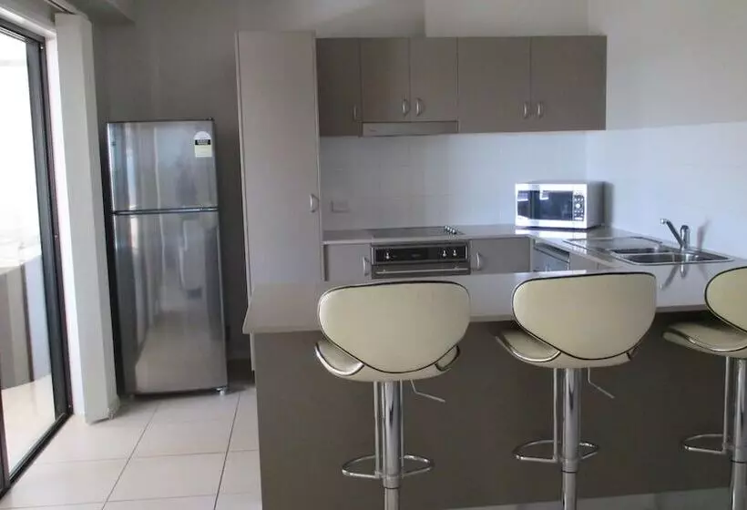 １ベッドルームペントハウスアパート, Edge Apartments Cairns