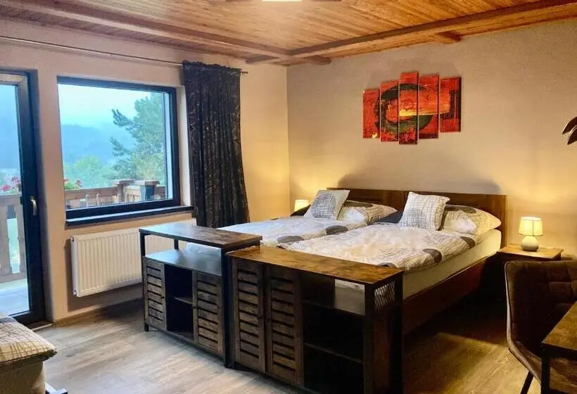 テラス付き１ベッドルームアパートメント, Apartmány Na Výsluní české švýcarsko