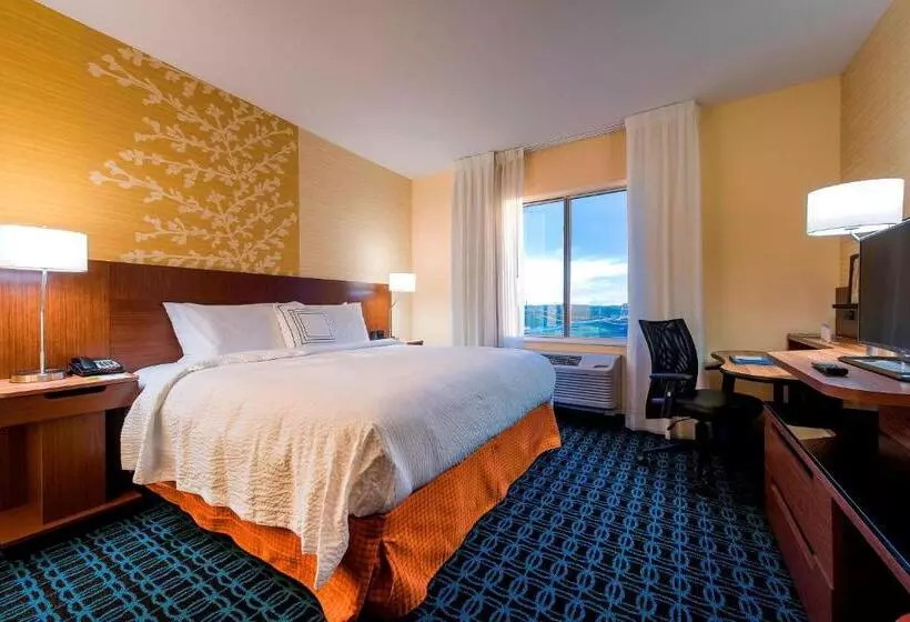 キングサイズベッドのスタンダードルーム, Fairfield Inn & Suites By Marriott Leavenworth