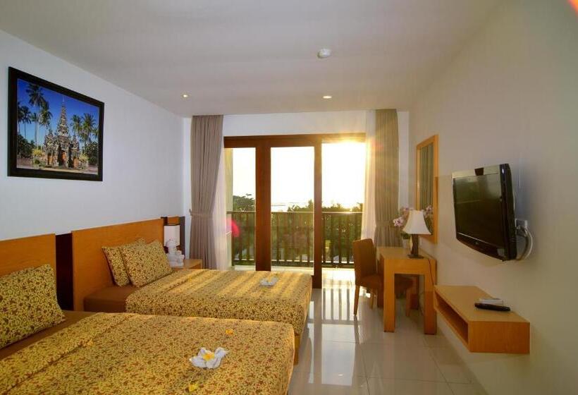 غرفة ديلوكس مطلّة علي البحر, Bali Relaxing Resort And Spa
