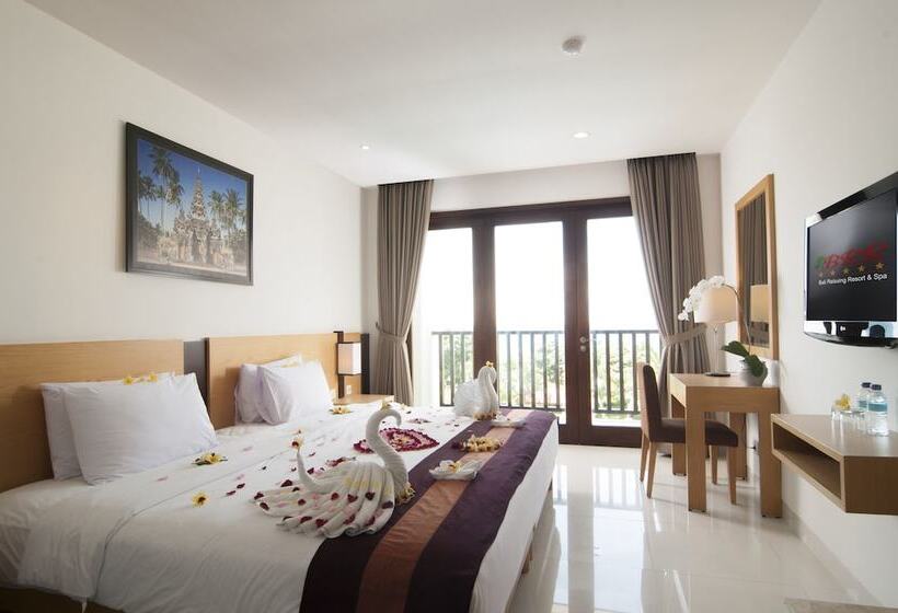 غرفة ديلوكس مطلة على حمام السباحة, Bali Relaxing Resort And Spa