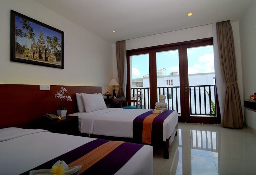 غرفة ديلوكس مطلة على حمام السباحة, Bali Relaxing Resort And Spa