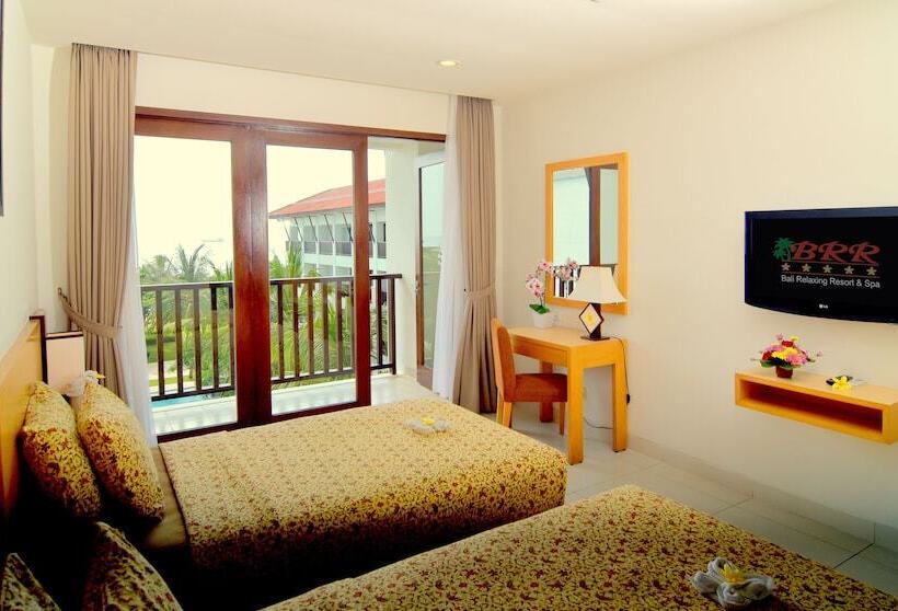 غرفة ديلوكس مطلة على حمام السباحة, Bali Relaxing Resort And Spa