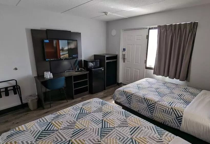 ２ダブルベッドのスタンダードルーム, Motel 6 Leominster, Ma
