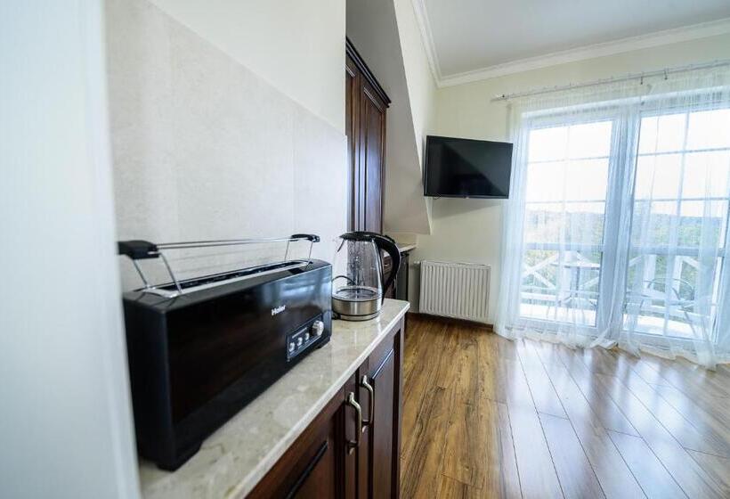 标准间带阳台, Willa Na Złotym Widoku