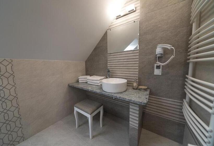 带阳台的三人标准间, Willa Na Złotym Widoku