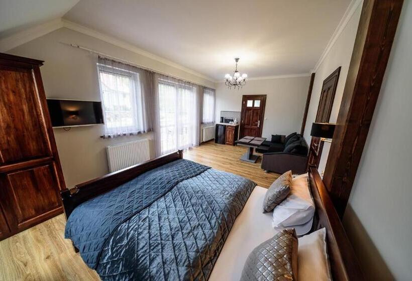 带阳台的三人标准间, Willa Na Złotym Widoku