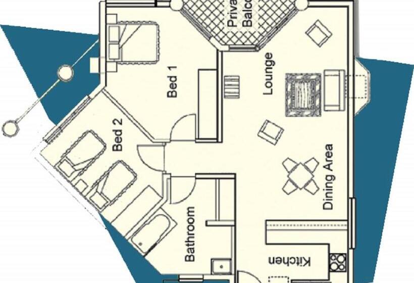 דירת שני חדרים, Citysider Cairns Holiday Apartments