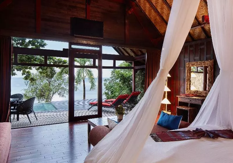 Deluxe-villa 1 Makuuhuone Merinäkymä, Kupu Kupu Phangan Beach Villas & Spa