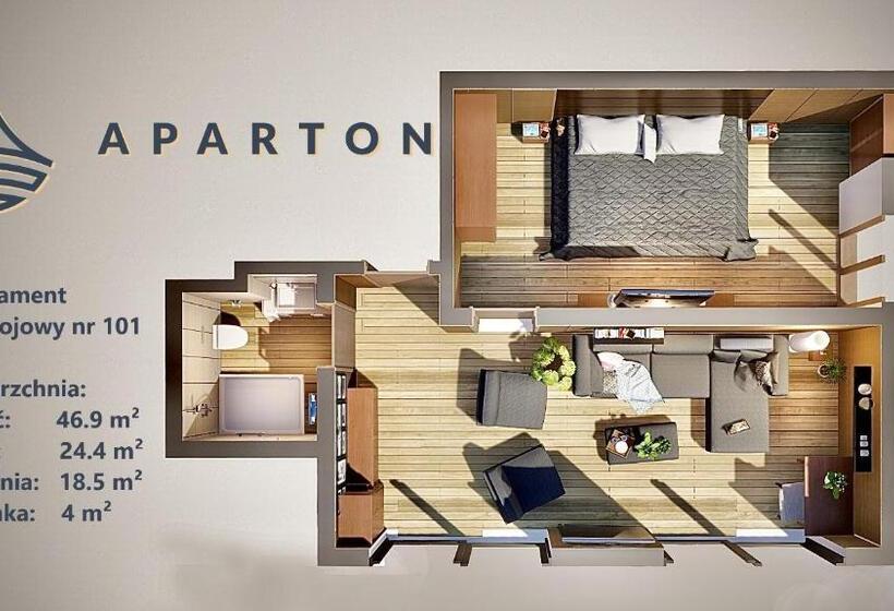 شقة غرفة واحدة, Aparton