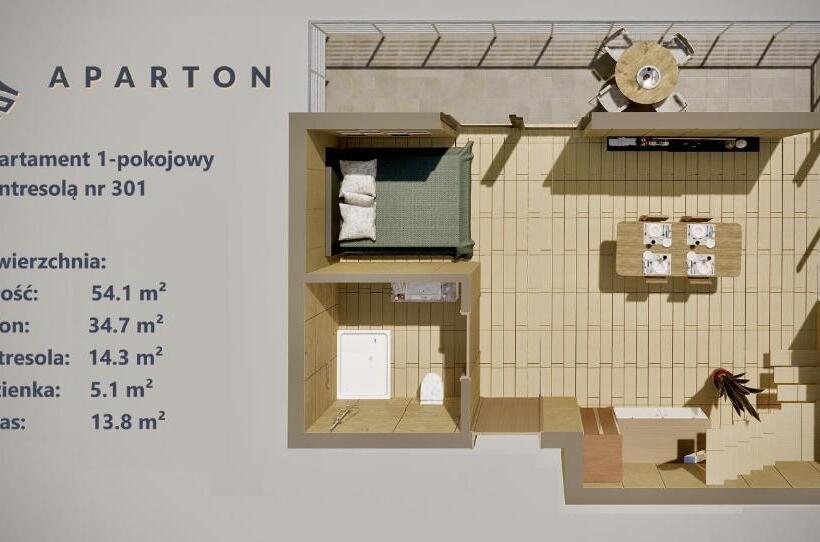 غرفة دوبلكس, Aparton