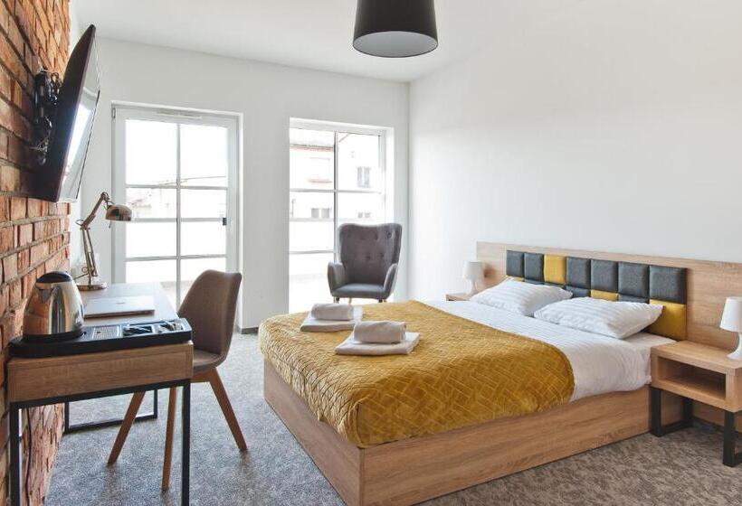 חדר דלוקס עם מרפסת, Apartamenty Gostyń