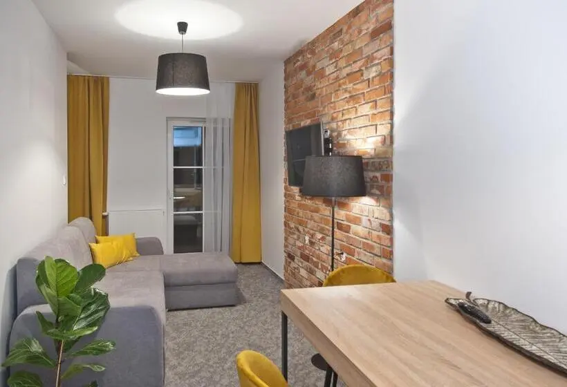 テラス付き1ベッドルームアパートメント, Apartamenty Gostyń