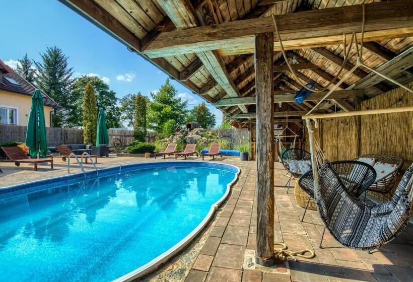 וילה דלוקס חדר שינה 1, Oaza Mazurska   Willa Lasek