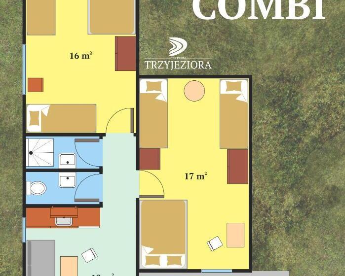 一居室别墅, Centrum Trzy Jeziora Wieleń