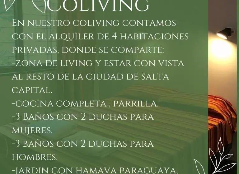 Standard Neljän Hengen Huone, Lapacho Hostel Salta Coliving