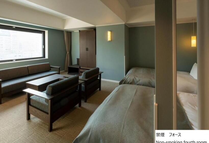 غرفة قياسية رباعية, La Vista Hakodate Bay Annex