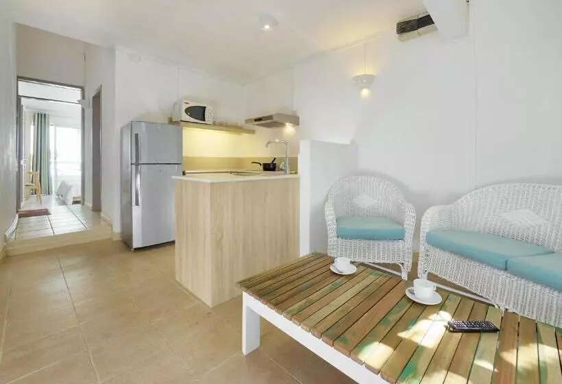 آپارتمان 1 خوابه با چشم‌انداز باغ, Le Beachclub