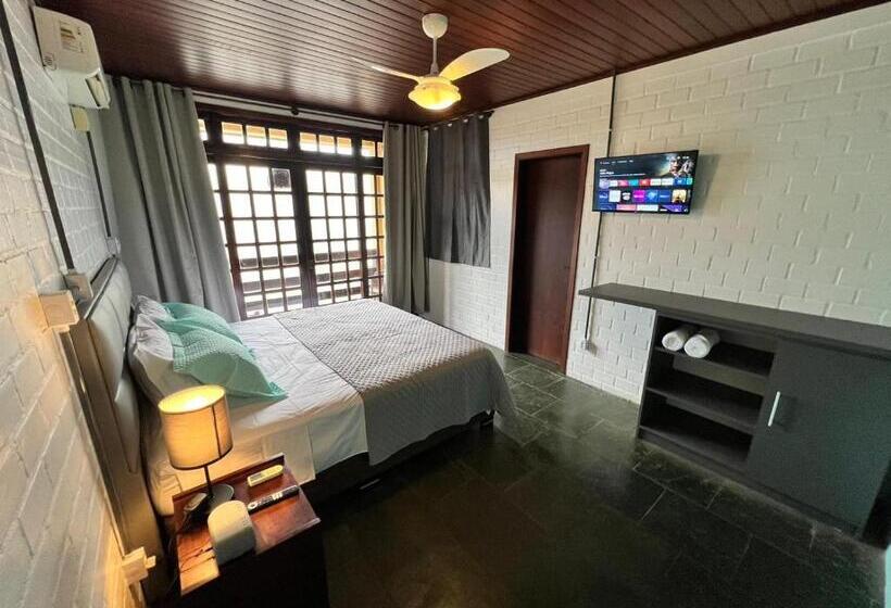 חדר דלוקס עם מיטת קינג, Pousada Trilha Da Serra